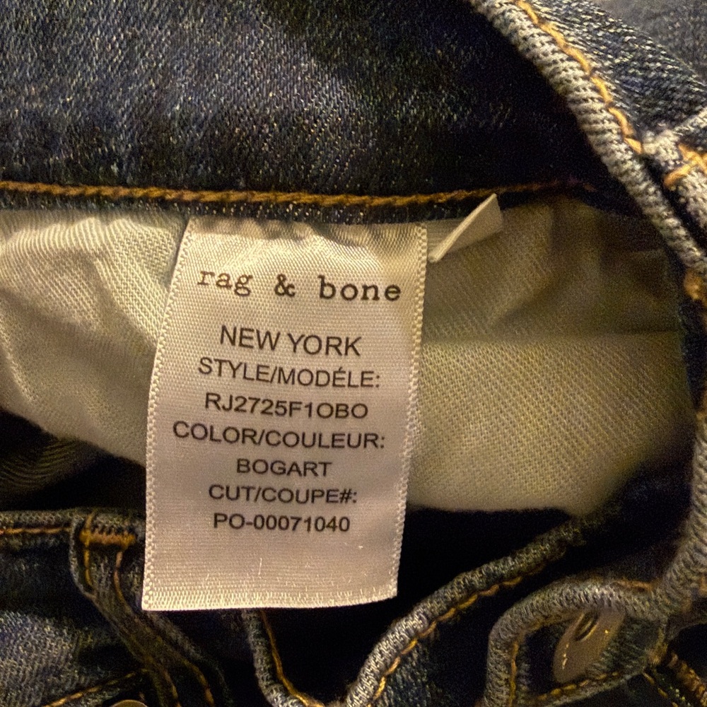NWT rag & bone Serena High-Rise Wide-Leg Jeans - Size 29 - Picture 7 of 10